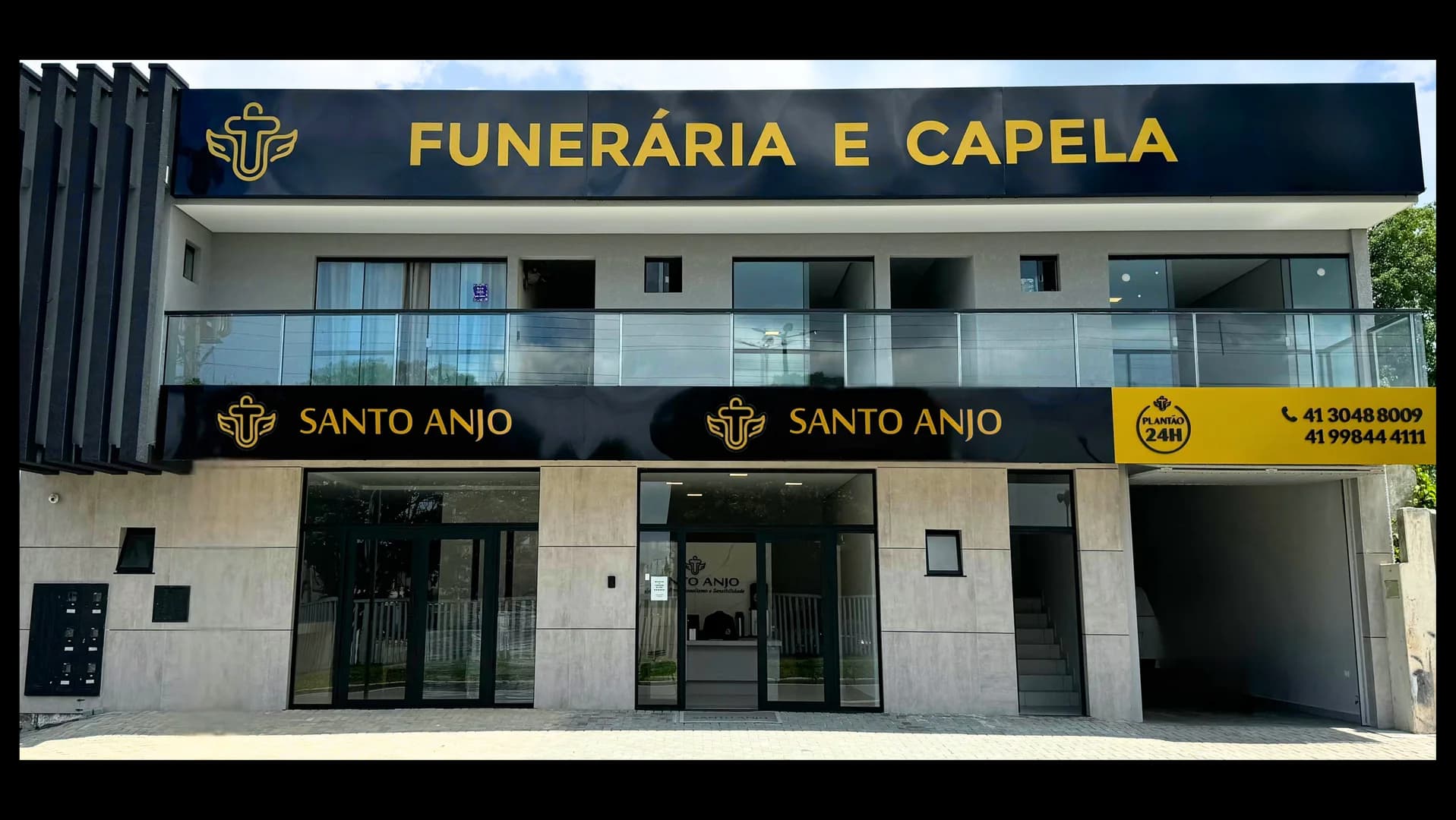 Fachada da Santo Anjo Funerária em Araucária
